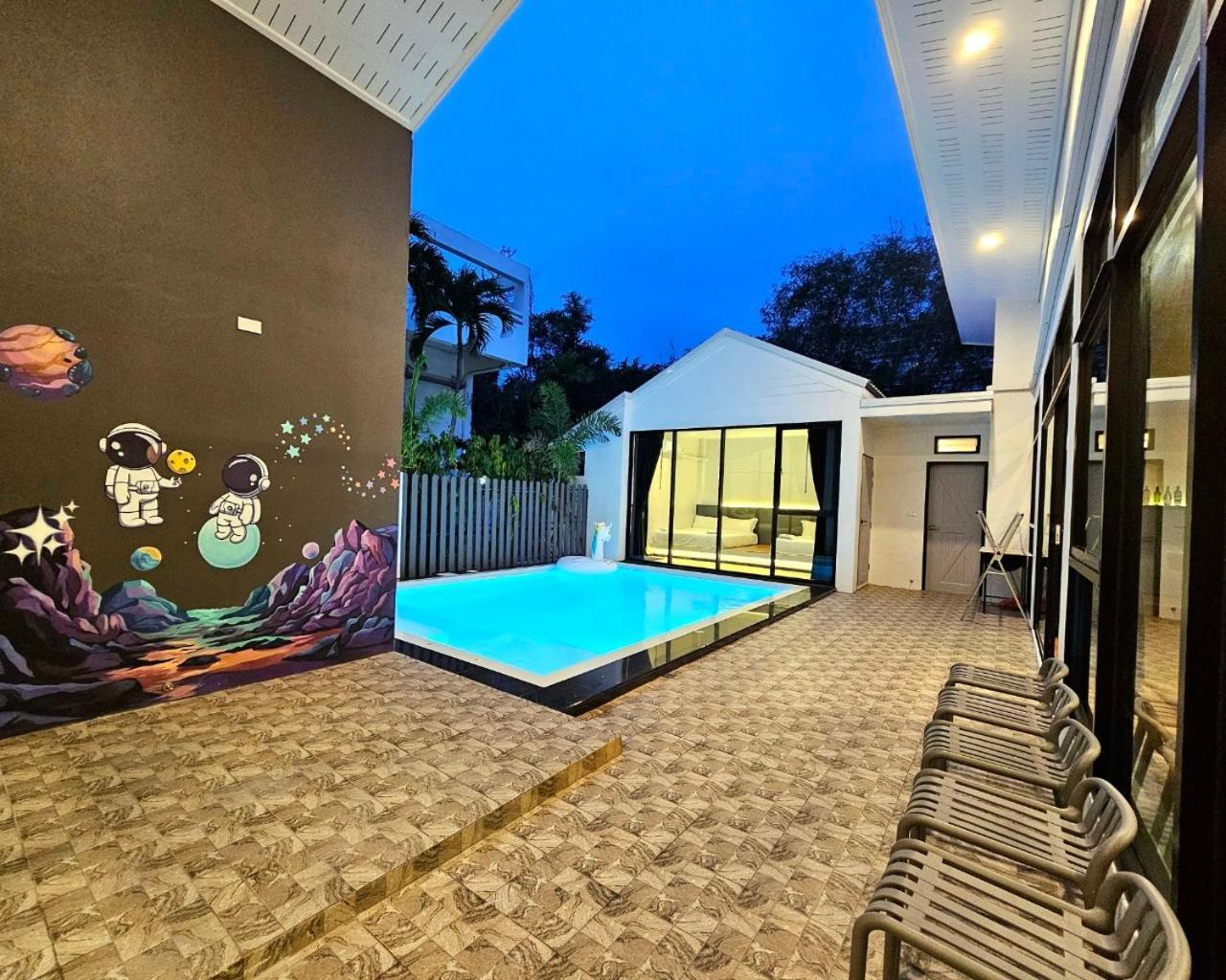 Madaguscar Private Pool Villa-Pattaya 좀티엔 비치 외부 사진